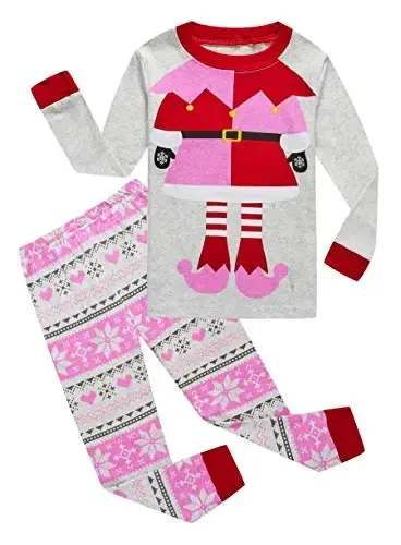 Family Feeling Kids & Toddler Girls Boys Pajamas 2 Piece Pjs Set 100% Cotton Sleepwear 