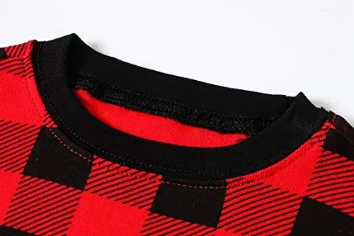 Family Feeling Kids & Toddler Girls Boys Pajamas 2 Piece Pjs Set 100% Cotton Sleepwear - 5