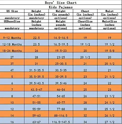 Family Feeling Kids & Toddler Girls Boys Pajamas 2 Piece Pjs Set 100% Cotton Sleepwear - MODAZONE