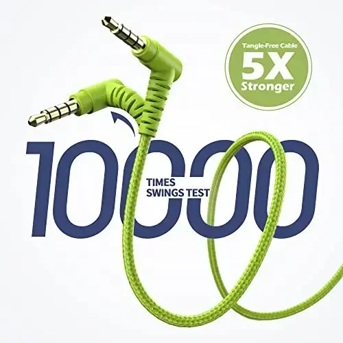 AILIHEN Детские наушники, накладные наушники I35 для школы, безопасная громкость 93 дБ, HD микрофон, стереонаушники для девочек и мальчиков, складные проводные 3,5 мм для Chromebook, ноутбука, компьютера, планшета (сине-зеленый) - 4