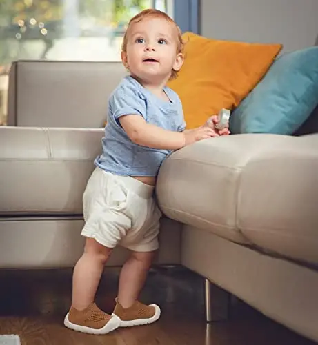 AILYLAKP Toddler Baby Boy Girl Shoes Kids Breathable Sneakers Tennis Shoes 6-36 Months Infant Slip on Shoes - 2