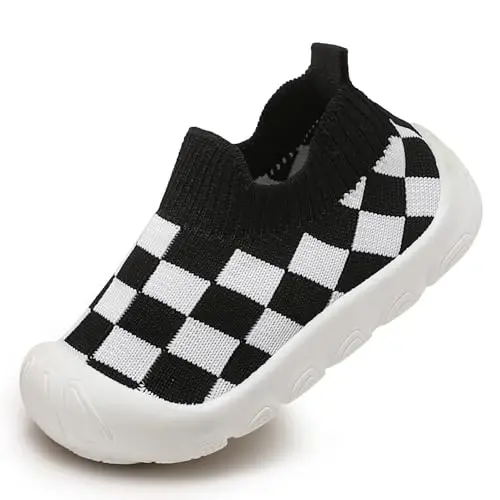 AILYLAKP Toddler Baby Boy Girl Shoes Kids Breathable Sneakers Tennis Shoes 6-36 Months Infant Slip on Shoes - 1