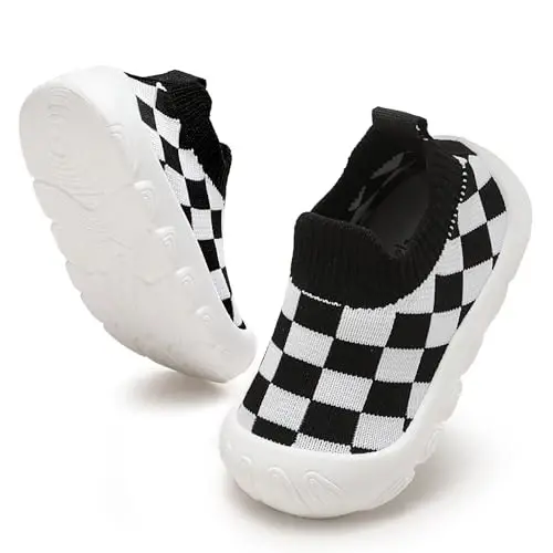 AILYLAKP Toddler Baby Boy Girl Shoes Kids Breathable Sneakers Tennis Shoes 6-36 Months Infant Slip on Shoes - 2