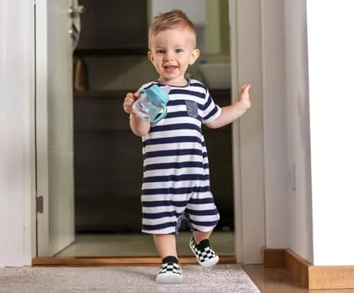 AILYLAKP Toddler Baby Boy Girl Shoes Kids Breathable Sneakers Tennis Shoes 6-36 Months Infant Slip on Shoes - 6