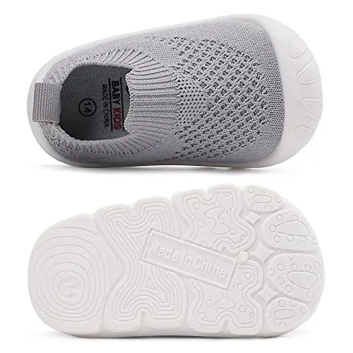 AILYLAKP Toddler Baby Boy Girl Shoes Kids Breathable Sneakers Tennis Shoes 6-36 Months Infant Slip on Shoes - 2