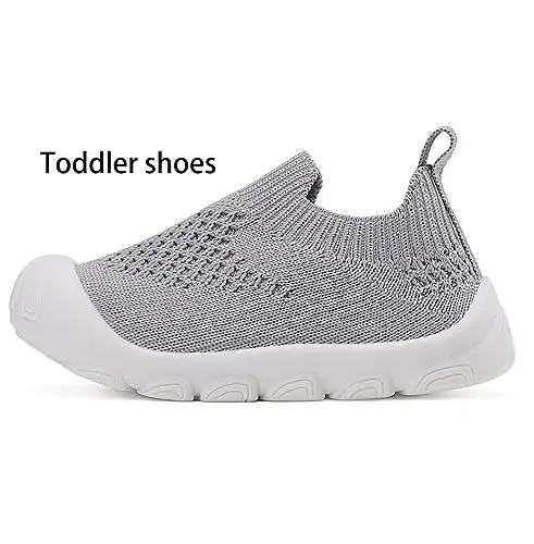 AILYLAKP Toddler Baby Boy Girl Shoes Kids Breathable Sneakers Tennis Shoes 6-36 Months Infant Slip on Shoes - 3