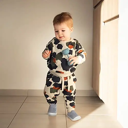 AILYLAKP Chaqaloq o'g'il bola qiz bolalar poyabzali Bolalar nafas oladigan krossovkalar Tennis poyabzali 6-36 oylik chaqaloq uchun slip-on poyabzal - 5