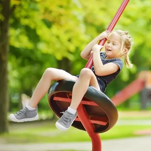 AILYLAKP Kichkintoy Qizlar O'g'il Bolalar Poyabzali Kichkintoylar Yurish uchun Krossovka Bolalar Yalong'och Slip on Tennis Chaqaloq Poyabzali Birinchi Chaqaloqlar uchun Yengil nafas oladigan - AILYLAKP (1)