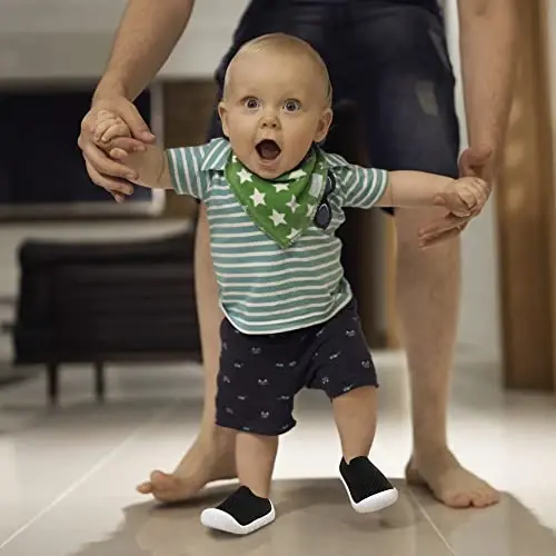 AILYLAKP Toddler Baby Boy Girl Shoes Kids Breathable Sneakers Tennis Shoes 6-36 Months Infant Slip on Shoes - 5