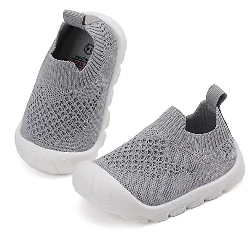 AILYLAKP Toddler Baby Boy Girl Shoes Kids Breathable Sneakers Tennis Shoes 6-36 Months Infant Slip on Shoes - 1