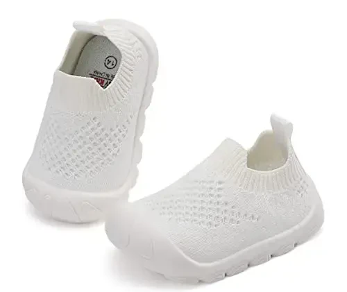 AILYLAKP Toddler Baby Boy Girl Shoes Kids Breathable Sneakers Tennis Shoes 6-36 Months Infant Slip on Shoes - 1