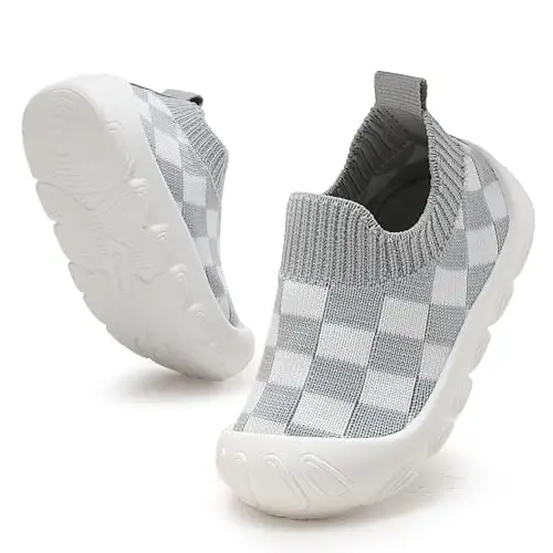 AILYLAKP Toddler Baby Boy Girl Shoes Kids Breathable Sneakers Tennis Shoes 6-36 Months Infant Slip on Shoes - AILYLAKP (1)