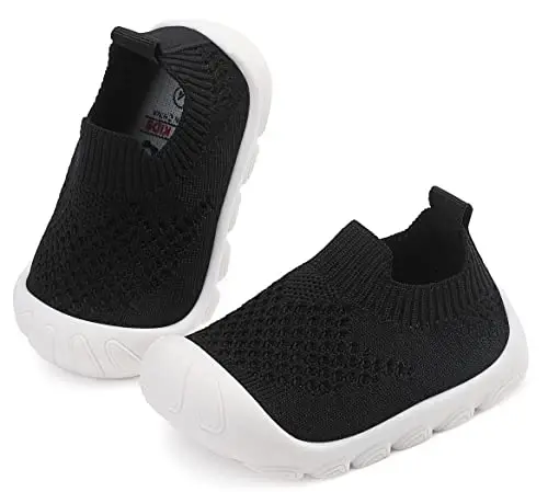 AILYLAKP Toddler Baby Boy Girl Shoes Kids Breathable Sneakers Tennis Shoes 6-36 Months Infant Slip on Shoes - 1