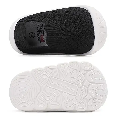 AILYLAKP Toddler Baby Boy Girl Shoes Kids Breathable Sneakers Tennis Shoes 6-36 Months Infant Slip on Shoes - 3