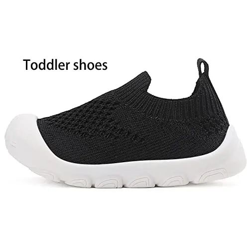 AILYLAKP Toddler Baby Boy Girl Shoes Kids Breathable Sneakers Tennis Shoes 6-36 Months Infant Slip on Shoes - 3