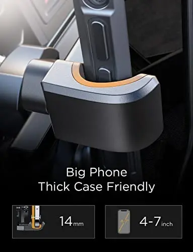 AINOPE Avtomobil Telefon Uskunasi Vent 2025 Gravitatsiya Havo Vent Telefon Uskunalari iPhone 16 Pro Max uchun Vent Clip bilan Qo'lda Bepul Uyali Telefon Avtomobil Uskunasi iPhone 15 Plus Samsung Kumush uchun - 5