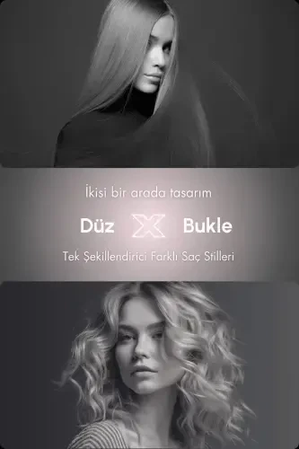 Air Duo-2-da-1 Soch To'g'rilovchi va Buklovchi - Rang: Gul Suvi - Titan Plitka - 3