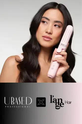 Air Duo-2-in-1 Hair Straightener and Curling Iron - Color: Rose Water - Titanium Plate - 6