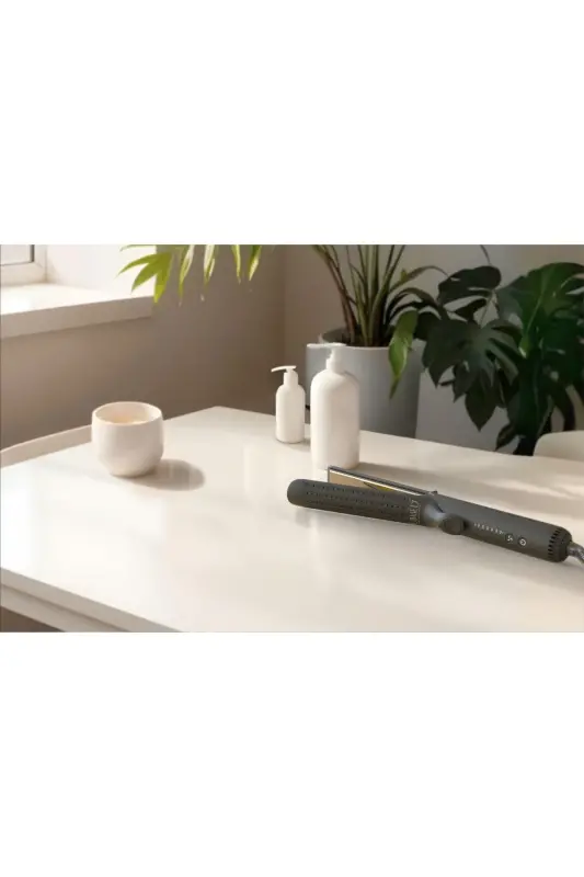 Air Duo-grande 2'si1 Saç Düzleştirici Ve Saç Maşası- Color: Black Rose -titanyum Plaka - 7