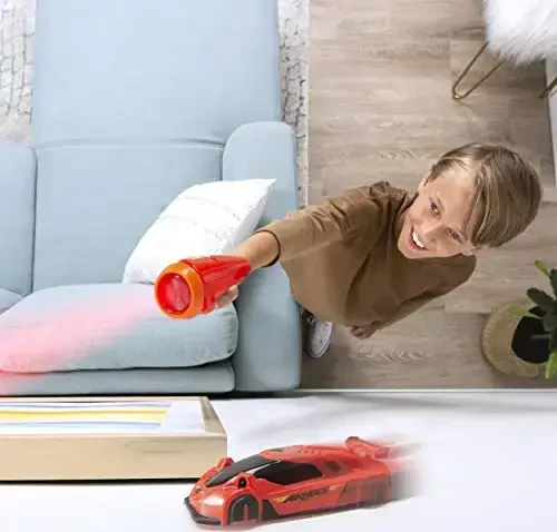 Air Hogs, Zero Gravity Laser, Laser-Guided Wall Racer, Wall Climbing Race Car, Red - 3