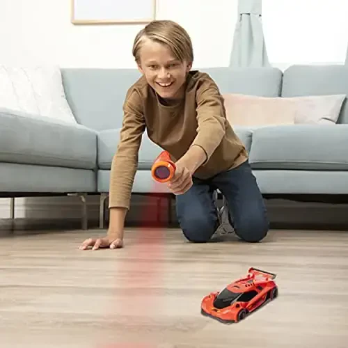 Air Hogs, Zero Gravity Laser, Laser-Guided Wall Racer, Wall Climbing Race Car, Red - 5