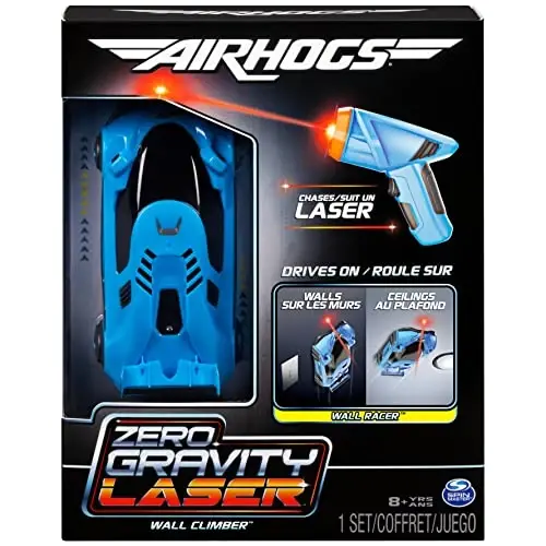 Air Hogs, Sıfır Yerçekimi Işığı, Işık Kılavuzlu Duvar Yarışçısı, Duvar Tırmanma Yarış Arabası, Mavi - 2