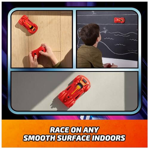 Air Hogs, Zero Gravity Sprint RC Car Wall Climber, Red USB Micro B Rechargeable Indoor Wall Racer, Over 4-Inches, Kids Toys for Kids Ages 4 and up - 11