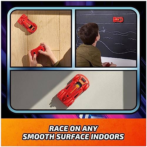 Air Hogs, Zero Gravity Sprint RC Car Wall Climber, Red USB Micro B Rechargeable Indoor Wall Racer, Over 4-Inches, Kids Toys for Kids Ages 4 and up - 17