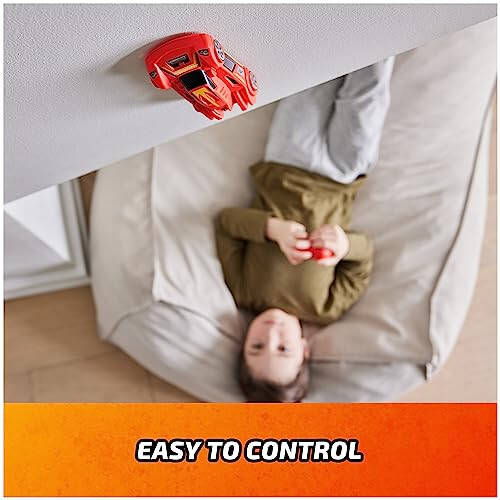 Air Hogs, Zero Gravity Sprint RC Car Wall Climber, Red USB Micro B Rechargeable Indoor Wall Racer, Over 4-Inches, Kids Toys for Kids Ages 4 and up - 18