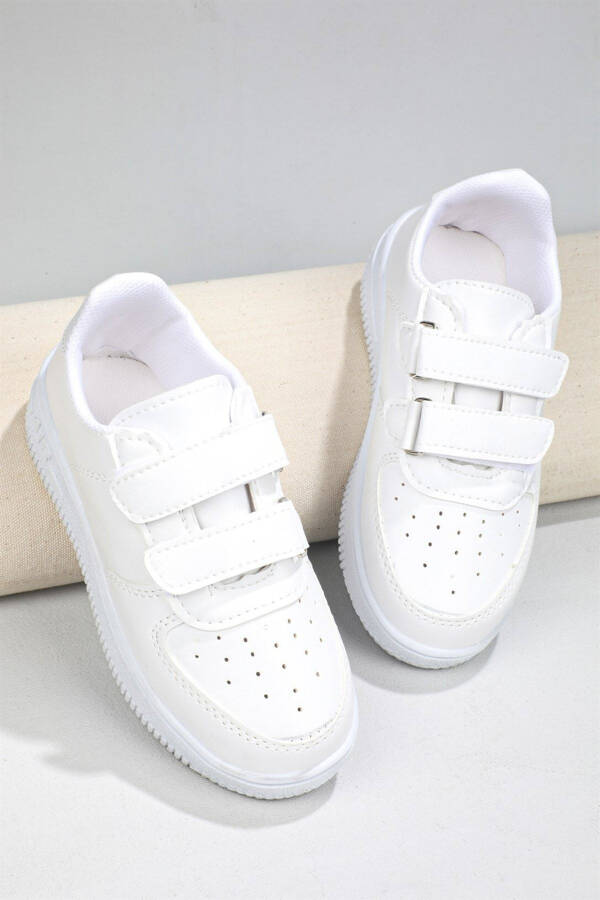 Air Sole Breathable White White Children's Sports Shoes Air V2 - 5