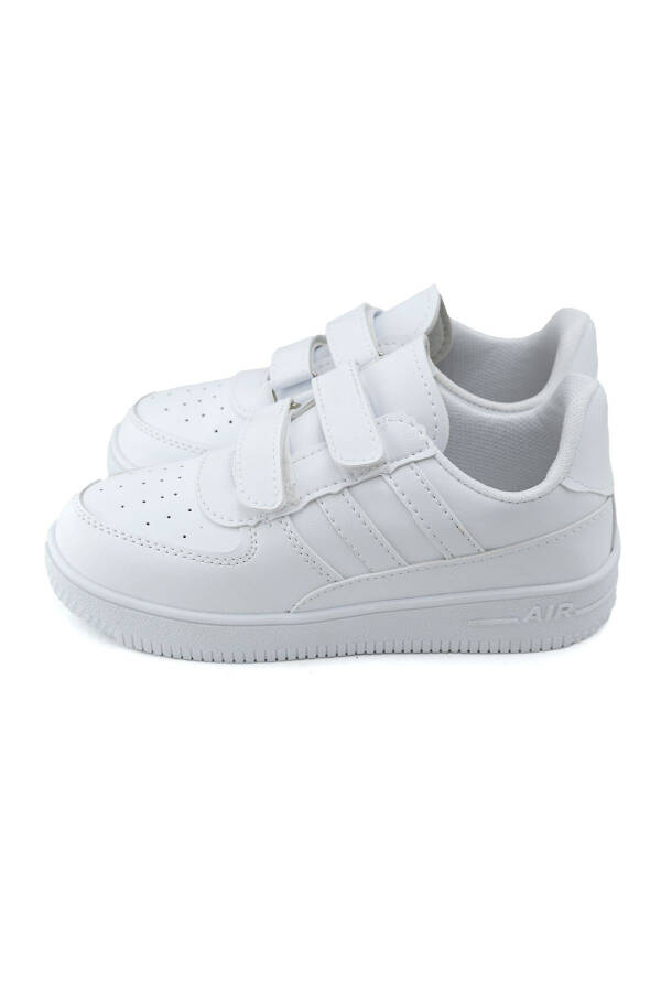 Air Sole Breathable White White Kids Sports Shoes - 4