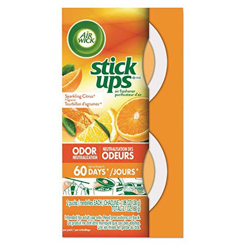 Air Wick Stick-Ups Air Freshener, Sparkling Citrus, 2 Count - 1