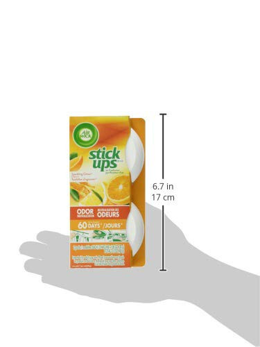 Air Wick Stick Ups Air Freshener, Sparkling Citrus, 2ct - 4