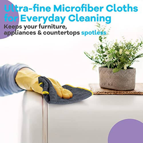 Airlab Mikrofiber Tozalash Matosi Uy Maishiy Chang Yamoqlari Barcha Maqsadli Sochiqlar Oshxona Idishlarini Qayta Ishlatish Mumkin 6 Ta Paket, 12