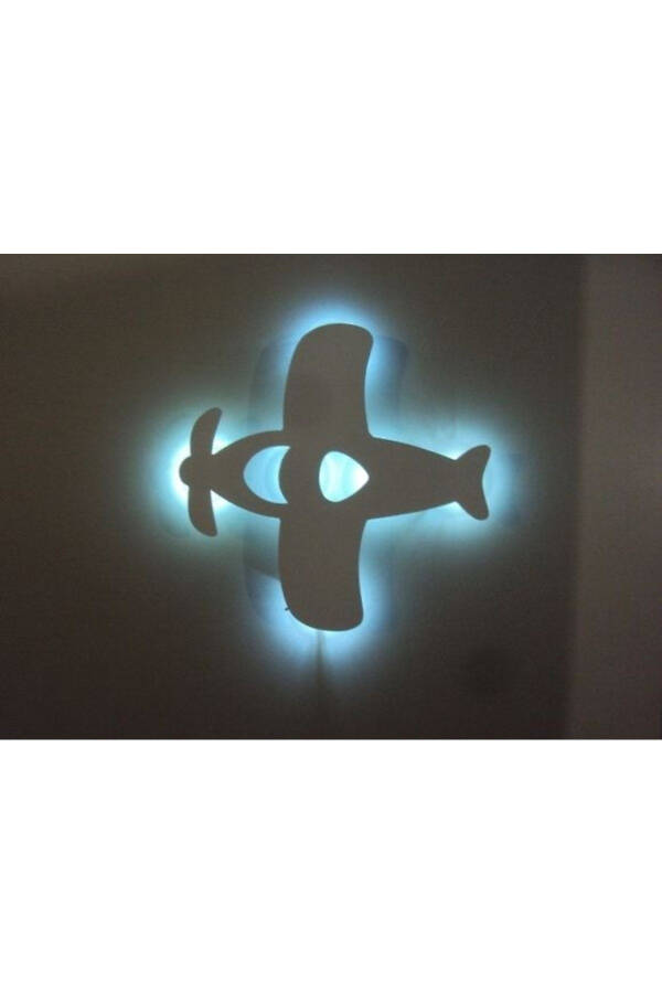 Airplane Baby Room Children's Room Decorative LED Lighting 30 Cm - 1