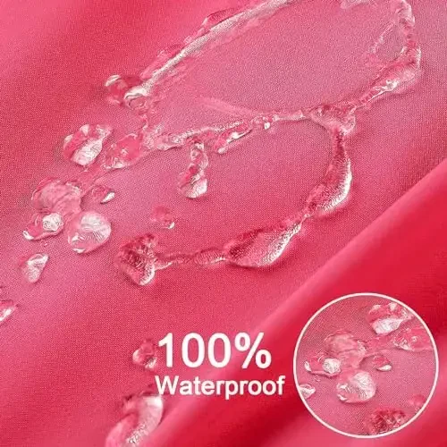 AIWUHE Bolalar uchun yomg'ir paltosi Multfilmli yomg'ir paltosi Yoqimli yomg'ir paltosi Go'daklar uchun o'g'il va qiz bolalar yomg'ir pelerini Yengil suv o'tkazmaydigan ko'ylagi Tashqi kiyim - 4