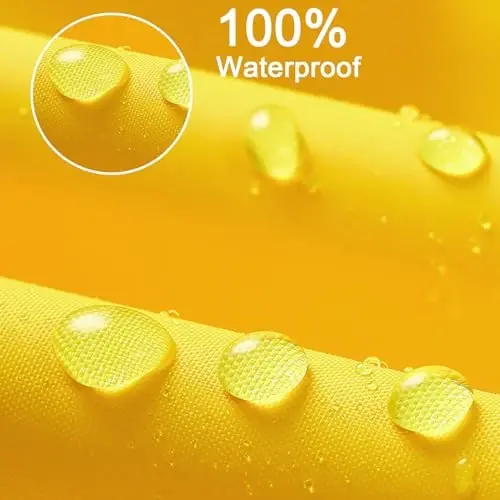 AIWUHE Kids Rain Poncho Cartoon Raincoat Jacket Cute Rain Coat Toddler Boys Girls Rain Cape Light Waterproof Hoodie Outwear - 4