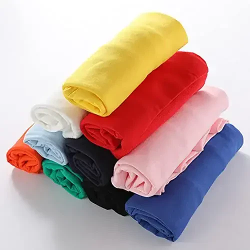 AIWUHE Toddler Boys Girls Solid Pullovers Sweatshirt Long Sleeve T-Shirt Kids Cotton Crewneck Thin Tops 1-8 Years Blouse - 4