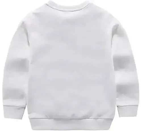 AIWUHE Toddler Boys Girls Solid Pullovers Sweatshirt Long Sleeve T-Shirt Kids Cotton Crewneck Thin Tops 1-8 Years Blouse - Modazone (1)