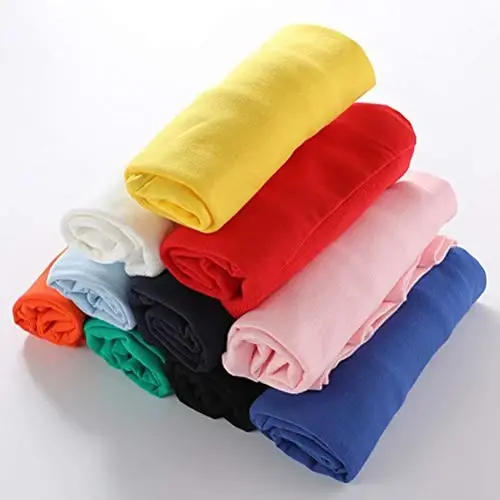 AIWUHE Toddler o'g'il bolalar qizlar Solid Pullover Sviter uzun qisma futbolka bolalar paxta Crewneck ingichka toplari 1-8 yil bluzka - 4