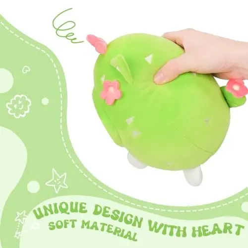 AIXINI Cute Cactus Cat Plush Pillow 8
