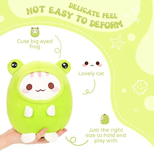 AIXINI Cute Cat Plush Pillow 8