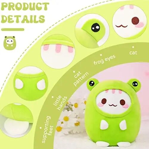 AIXINI Cute Cat Plush Pillow 8