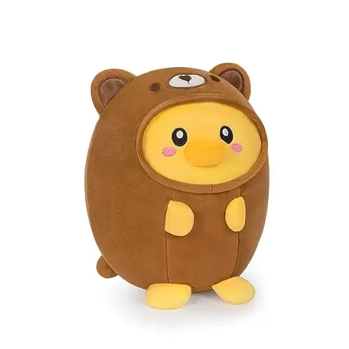 AIXINI Cute Duck Bear Plush Pillow 8