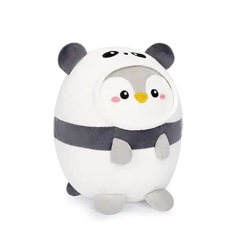 AIXINI Cute Penguin Panda Plush Pillow 8