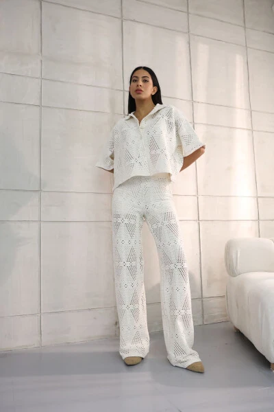 Ajur Nino Pattern Top and Bottom Set - Modazone (1)