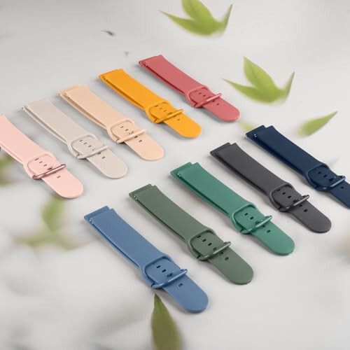 AK Sport Bands Compatible with Fitbit Versa 2 / Versa/Versa Lite/Versa SE, Classic Soft Replacement Wristbands for Smart Watch Women Men - 7