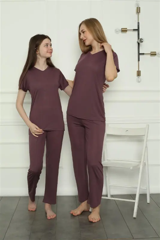 Akbeniz Anne Kız Aile Penye Pijama Takım Ayrı Ayrı Satılır. Fiyatları Farklıdır 50106 - AKBENIZ