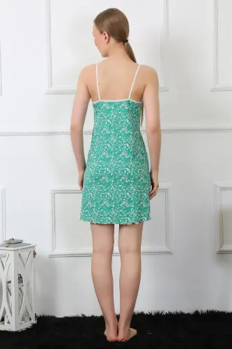 Akbeniz Ayollar Ip Askılı Penye Tungi Ko'ylak 406 - 4