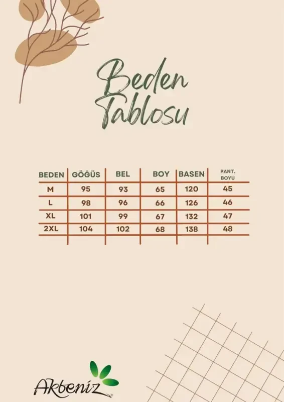 Akbeniz Ayollar Kalin Yelkali Paxta Penye Shortikli To'plam Apelsin 3637 - 5